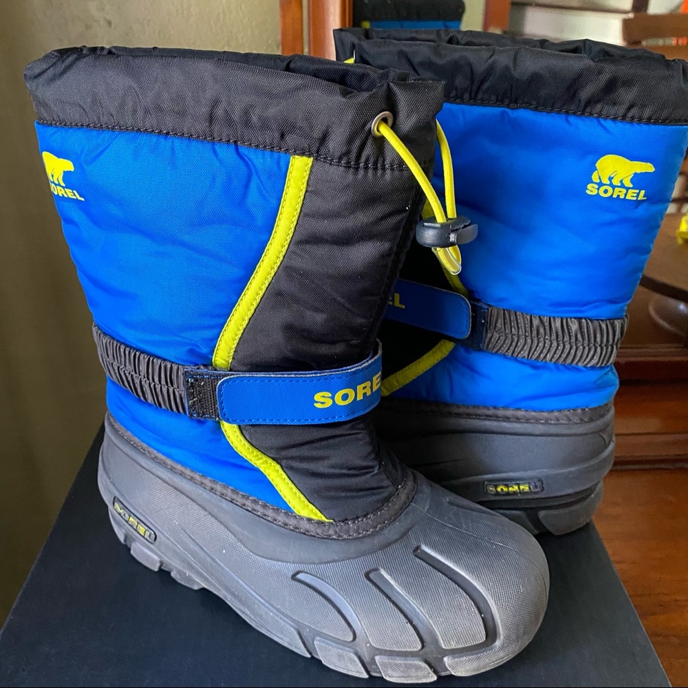SOREL Youth Kids FLURRY Snow Boots Size 3